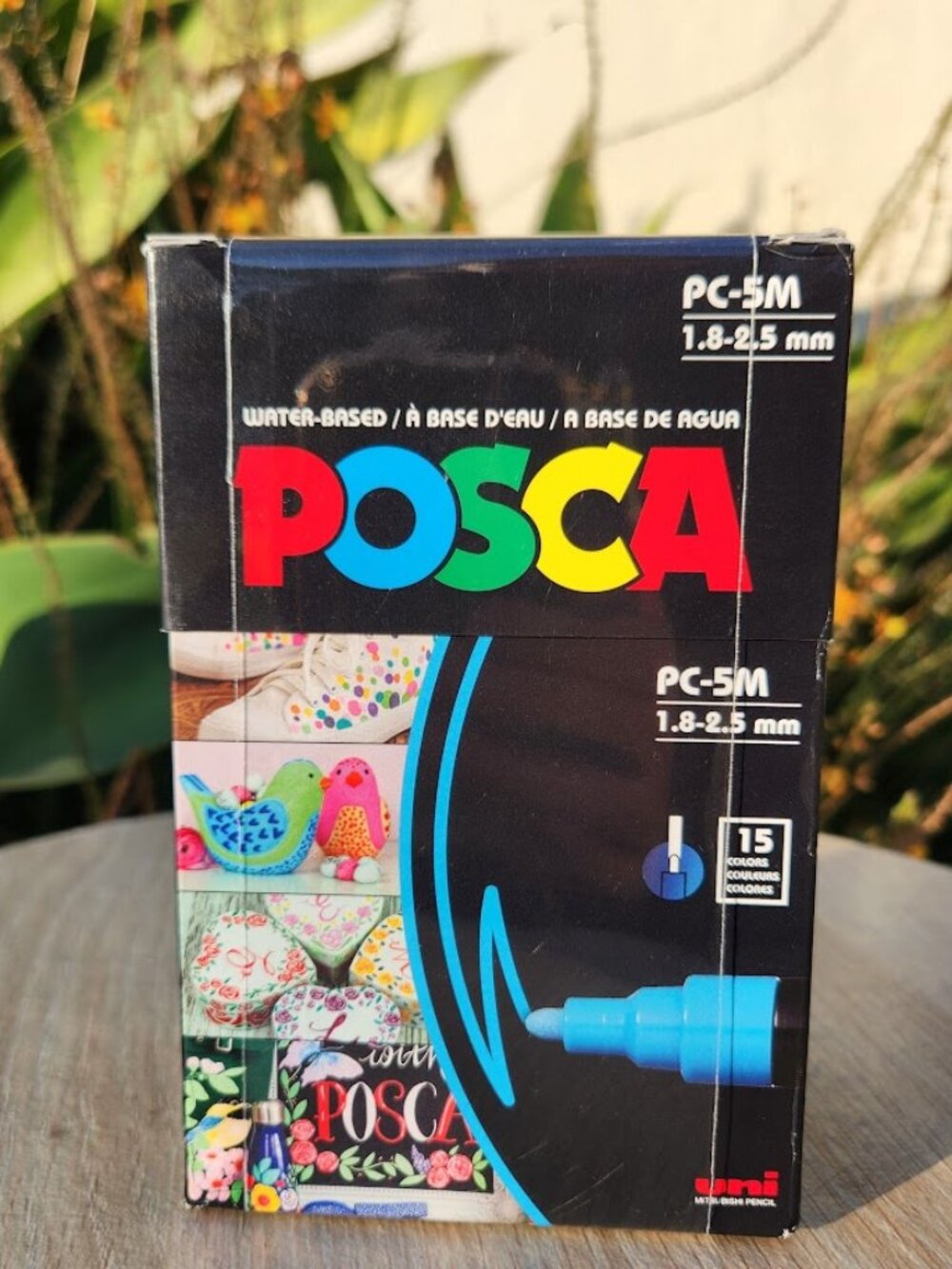 NEW 15 POSCA Paint Markers 5M Medium Tip Acrylic Paint Pens Art Supplies PC-5M 1